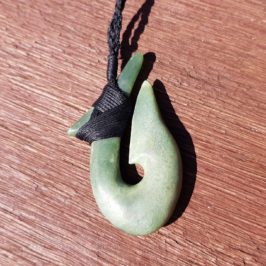 Hei Matau Tahi – Fish Hook Pounamu Pendant