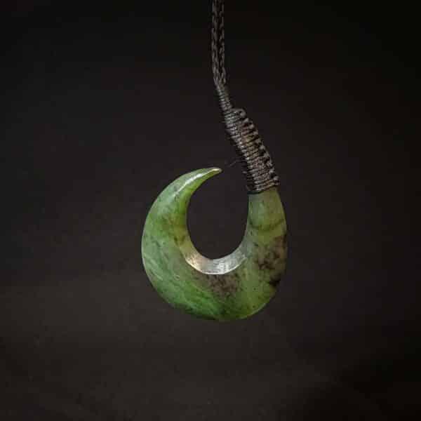 Pounamu Hei matau spiked end (5) Pounamu Hei matau spiked end (5)