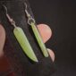 Pounamu, earrings, pointed, roimata (5)