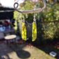 PAU04 Williiamsonite drop earring short, tangiwai, pounamu (2)