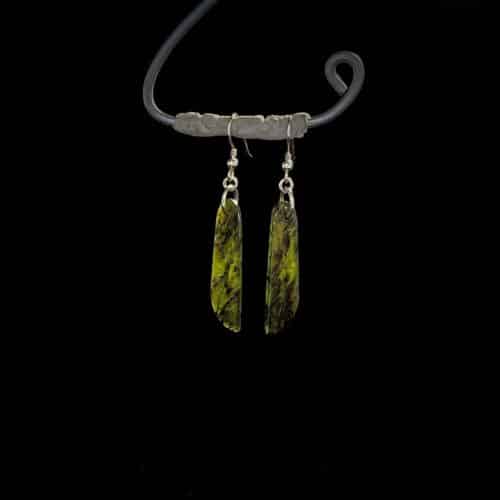Williamsonite Curved Blade Earrings