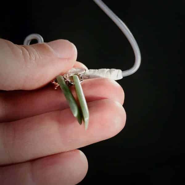 PAU05 Inanga Drop Earrings short, pounamu, taonga (6) PAU05 Inanga Drop Earrings short, pounamu, taonga (6)