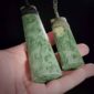 PAU14 Twin Taonga Toki Mana Toki Flower Jade. pounamu, taonga (12)