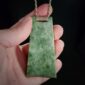 PAU20 Mana Toki Flower white bright green, taonga, pounamu (5)