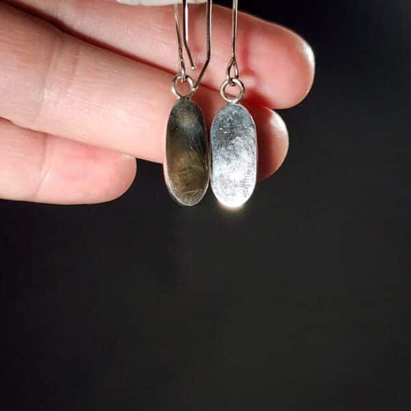 Earrings, mau taringa, marsden flower jade, apple green, jade, pounamu, taonga, sterling silver (5) Earrings, mau taringa, marsden flower jade, apple green, jade, pounamu, taonga, sterling silver (5)