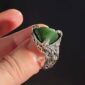 ring, silver, pounamu, veins, vines, organic, live, jade, taonga (9)