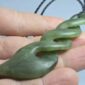 pounamu, nephrite, jade, kahurangi, hapopo, twist, pikorua, triple. (1)