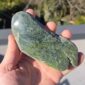 Touchstone, pounamu, display stone, mauri stone, kohatu, taonga, maori, yellow (2)