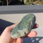 Touchstone, pounamu, display stone, mauri stone, kohatu, taonga, maori, yellow (7)