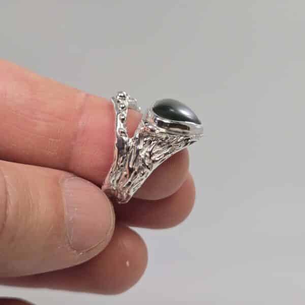 kawakawa, pounamu, silver, ring. taonga (7) kawakawa, pounamu, silver, ring. taonga (7)