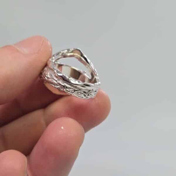 kawakawa, pounamu, silver, ring. taonga (8) kawakawa, pounamu, silver, ring. taonga (8)