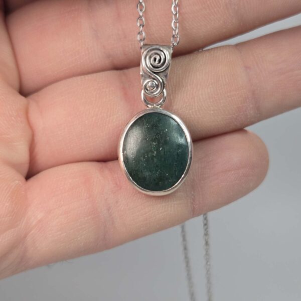 Cam103 Fuschite, pendant, silver (4) Cam103 Fuschite, pendant, silver (4)