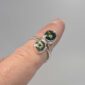 Cam105 Flower Jade, pounamu, ring, silver (2)