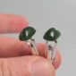 Cam144 kawakawa, pounamu, jade, taonga, cufflinks, cufflink, silver, sterling (4)