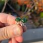 Cam144 kawakawa, pounamu, jade, taonga, cufflinks, cufflink, silver, sterling (7)