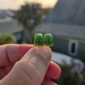 Cam144 kawakawa, pounamu, jade, taonga, cufflinks, cufflink, silver, sterling (8)