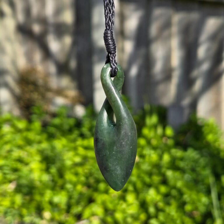 Twenty Years Together — A Pikorua Carved from Family Jade